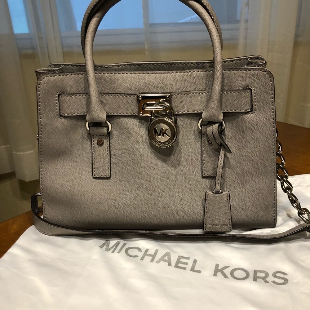 Micheal Kors Hamilton Med Lock & Key Satchel